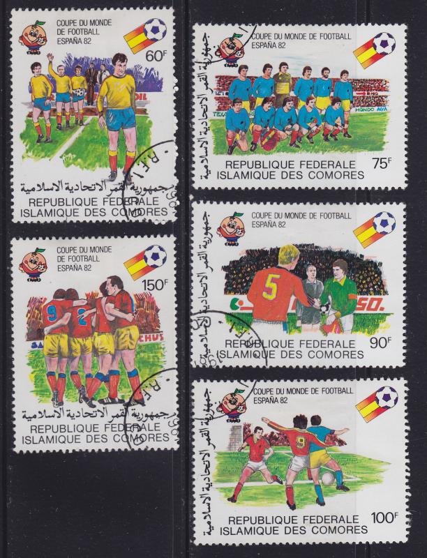 Comoro Islands 507-511 World Cup Soccer 1981