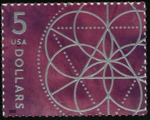 SC#5701 $5.00 Floral Geometry Single (2022) SA