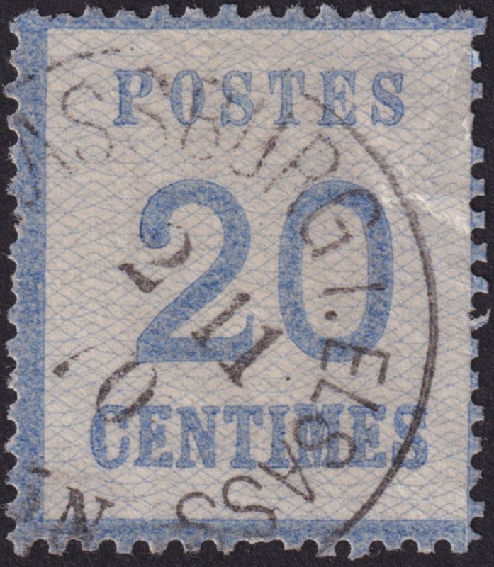 France 1870 - Franco Prussian War, Issued Under German Occupation; #N1a-N7a