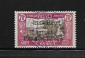 WALLIS & FUTUNA ISLANDS, 112, USED, FRANCE LIBRE, OVERPRINTED