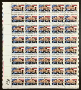 2103  American Hispanic Heritage   20 c MNH Sheet of 40  FV $8   1984