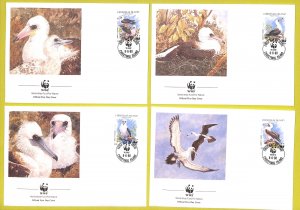 Christmas Island WWF World Wild Fund for Nature FDC Abbott's Booby birds