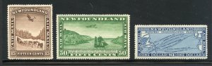 NEWFOUNDLAND SCOTT #C6/8  VF/XF  MINT NEVER & LIGHTLY HINGED--SCOTT $167.70