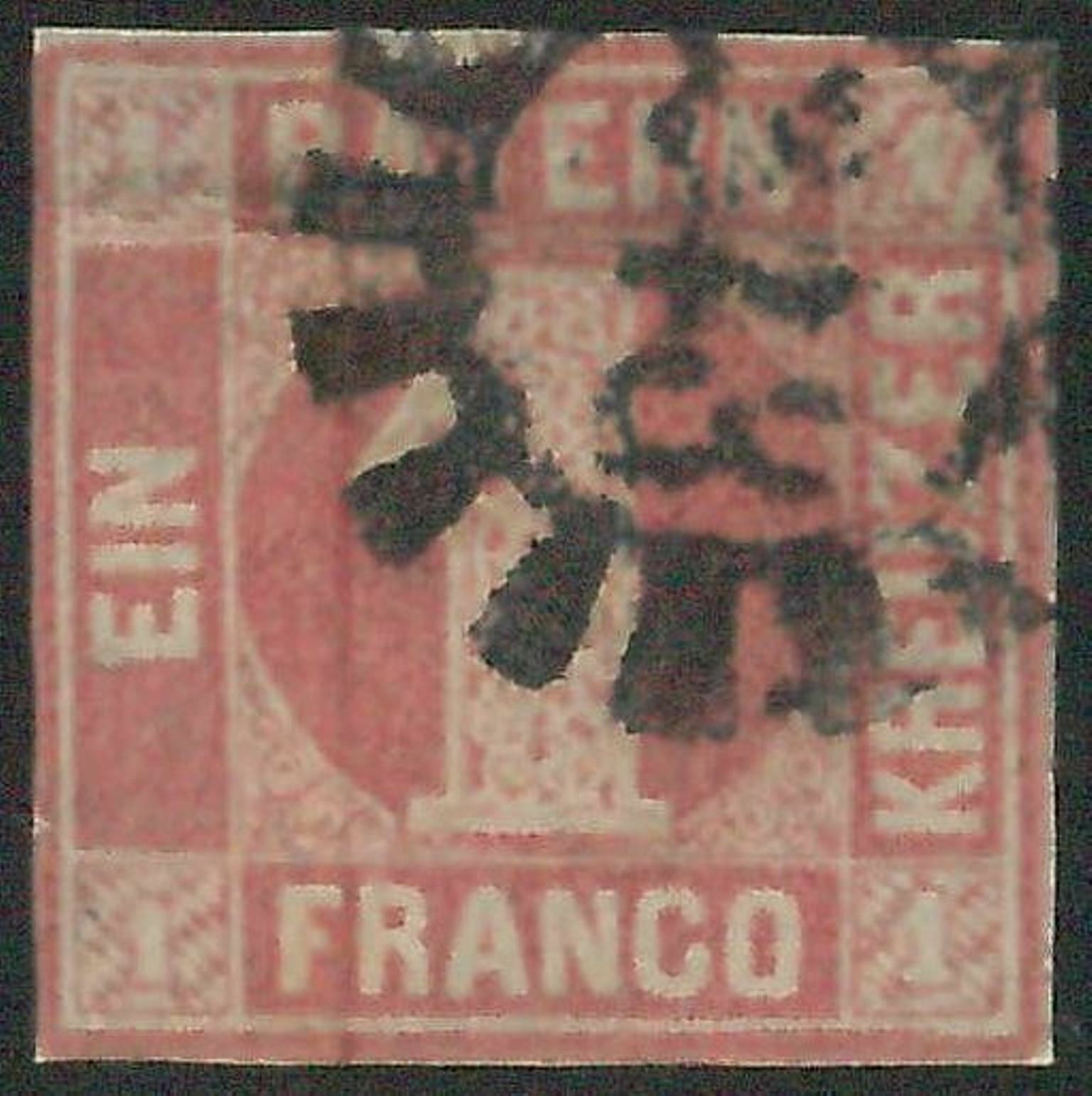 77956h - GERMANY Bayern - STAMP: Michel # 3 - Fine USED | Europe - Germany  & Colonies - Germany, Stamp / HipStamp