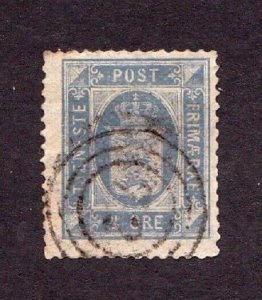 Denmark stamps #o7, used