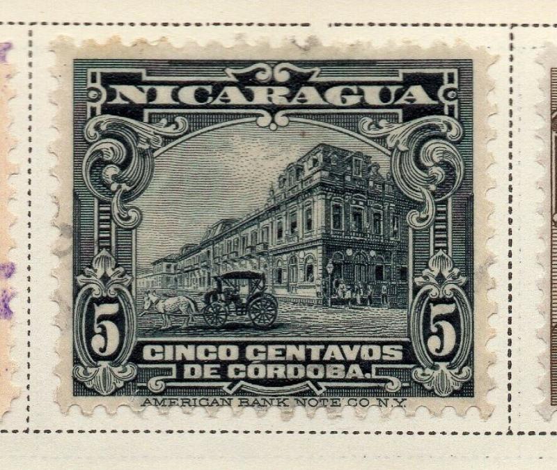 Nicaragua 1914-22 Early Issue Fine Used 5c. 323631