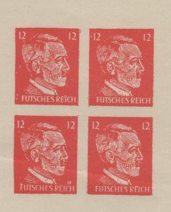 GERMANY  Allied Propaganda futsches reich skull counterfeit