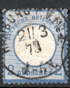 [AC] Germany 1872 #5 Mi 5 *USED* - Small Eagle