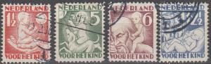 Netherlands #B44-7  F-VF Used  CV $10.00 (A15883)