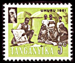 Tanganyika 45, MNH, Independence Day, Teachers