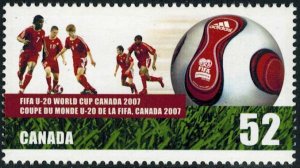 Canada 2007, Soccer MNH Single  # 2220