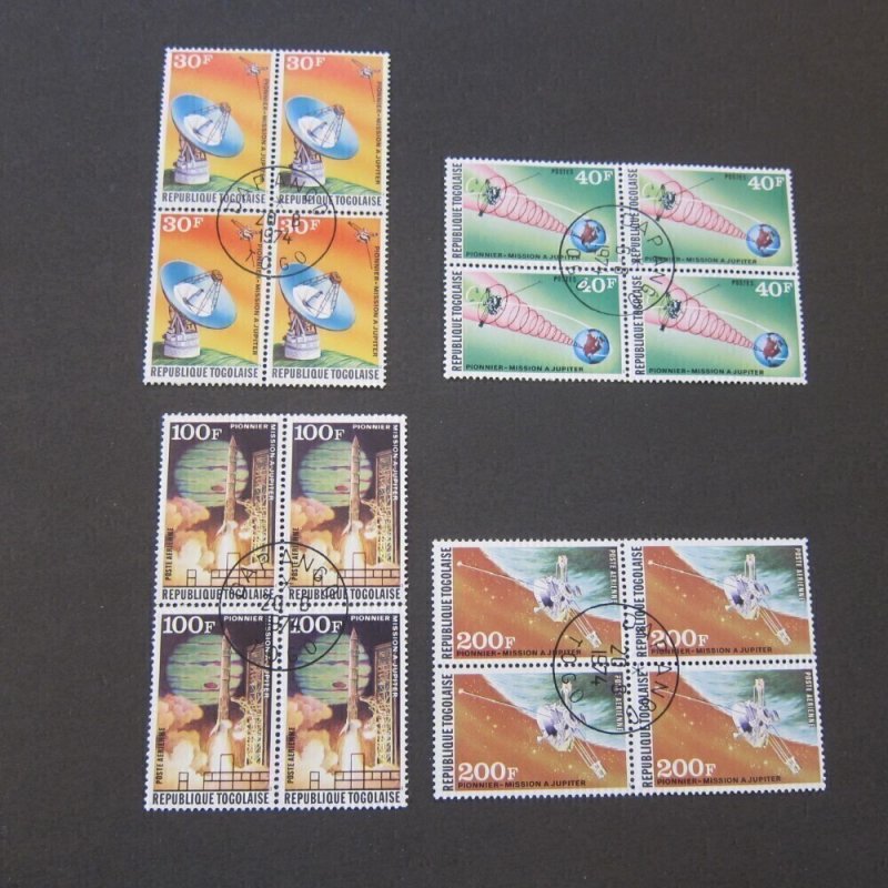 Togo 1974 Sc 878-79,C277-8 CTO space BLK(4) set FU