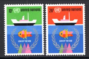 UN New York 254-255 MNH VF