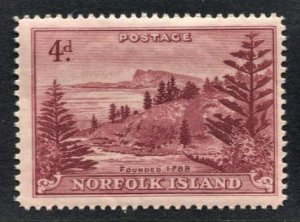 STAMP STATION PERTH Norfolk Island #7 Ball Bay Definitive MNH - CV$1.00