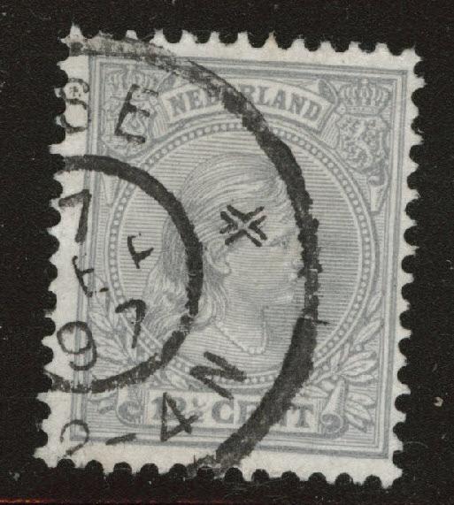 Netherlands Scott 44 used Princess Wilhelmina  1891-1894