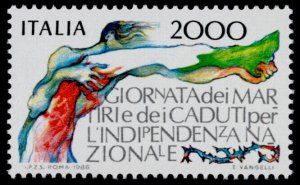 Italy 1677 MNH Memorial Day for Independence Martyrs