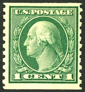 U.S. #452 MINT OG HR PENCIL ON BACK