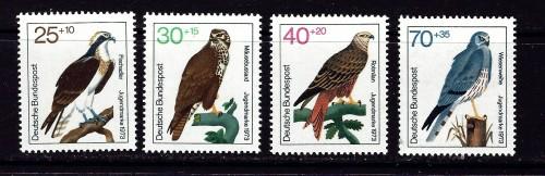 Germany B496-99 NH 1973 Birds set complete