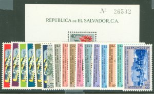 Salvador, El #707-13/718-28  Single (Complete Set)