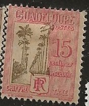 Guadeloupe || Scott # J29 -  MH