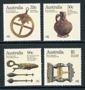 1985 Australia Sc #963 964 965 966 - Coastal Shipwrecks - MNH Cv $6.15