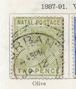 Natal 1887-91 Early Issue Fine Used 2d. NW-175419