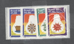 Brazil #1680-1683 Mint (NH) Single (Complete Set) (Flora)