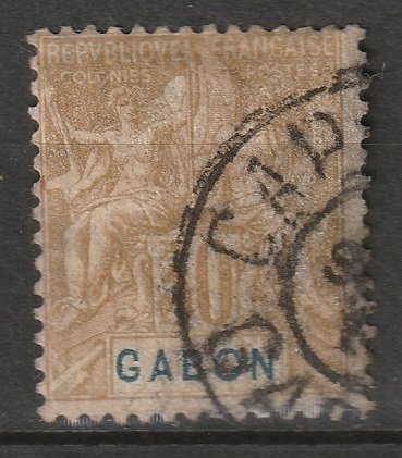 Gabon 1904 Sc 24 used Cap Lopez CDS