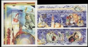 Comoro Islands #944-946, Complete Set(3), 1999, Space, Never Hinged