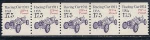 US#2262a $0.17.5 Racing Car 1911  plate #1 (MNH) CV$6.75