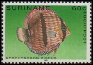 Suriname C92 - Mint-NH - 60c Red Discus (1980) (cv $0.80)