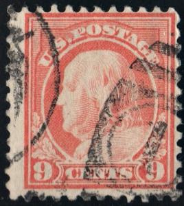 SC#509 9¢ Franklin (1917) Used