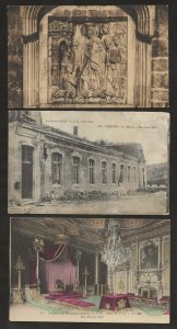 Vintage postcards Mostly Europe 100 views of towns ruins churches coast color/BW