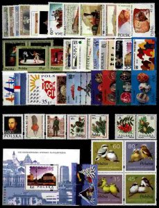 Poland 1995 MNH Year set