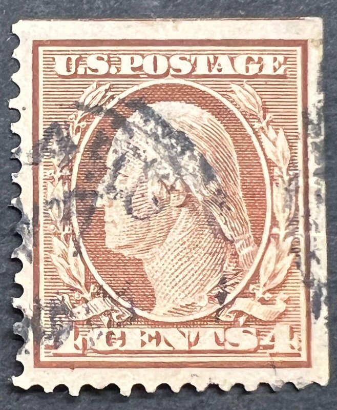 Scott#: 334 - George Washington 4¢ 1908 BPE used single stamp - Lot B3