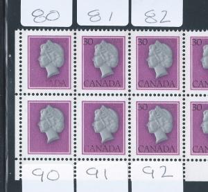 ** Rare ** Canada #791a Varieties in rows 9 & 10 MNH **Free Shipping**