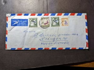 British Rhodesia Airmail Cover to Ebingen Western Germany