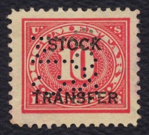 #RD5 10c Stock Transfer, Used [11] **ANY 5=FREE SHIPPING**