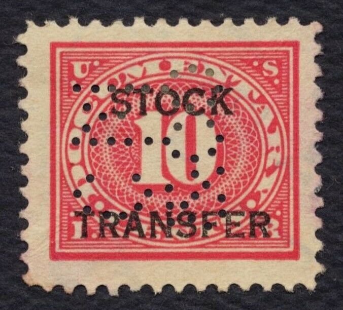 #RD5 10c Stock Transfer, Used [11] **ANY 5=FREE SHIPPING**