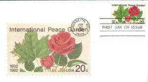 #2014 International Peace Garden Andrews FDC