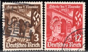 Germany Reich Scott # 467 - 468, used