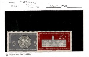 Germany - DDR, Postage Stamp, #399-400 Mint NH, 1958 Schiller University (AC)