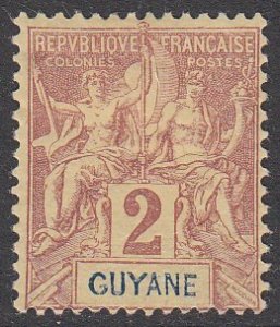 French Guiana 33 MH CV $1.45