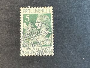 SWITZERLAND # B1--USED----SINGLE----SEMI-POSTAL--1913