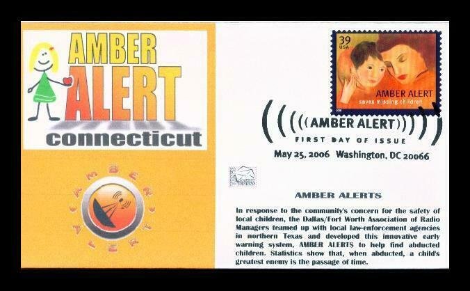 Tom's Cachets 4031 Amber Alert Connecticut 