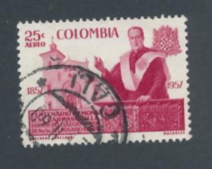 Colombia 1959 Scott C315 used - 25c, Msgr. R.M. Carrasquilla