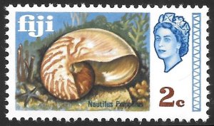 Fiji Scott 261 MNH 2c Nautilus Pompilius Shell issue of 1969