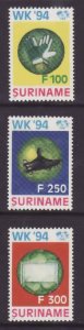 Surinam-Sc#972-4- id8-unused NH set-Sports-World Cup Soccer-1994-