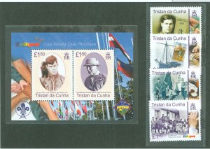 Tristan da Cunha #809-13 Mint (NH) Single (Complete Set)