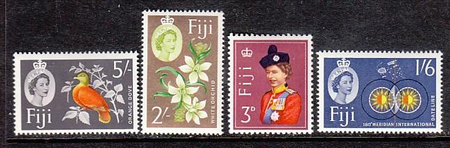 Fiji 176,183,184,187   12/2/1964 MNH  VF